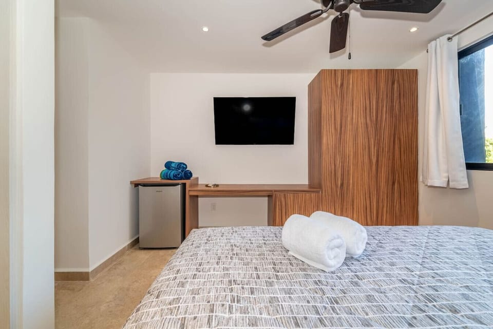 Sleep soundly in this inviting bedroom, where comfort and style come together.