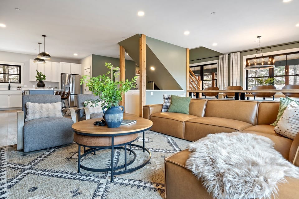 Spacious gathering areas designed for family and friends.