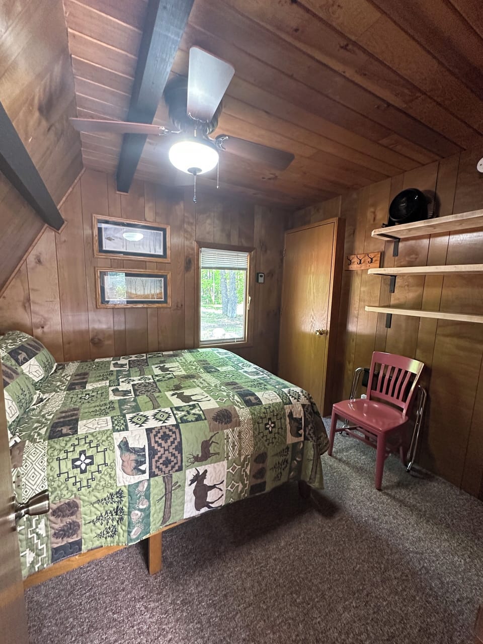 Main level bedroom, queen bed