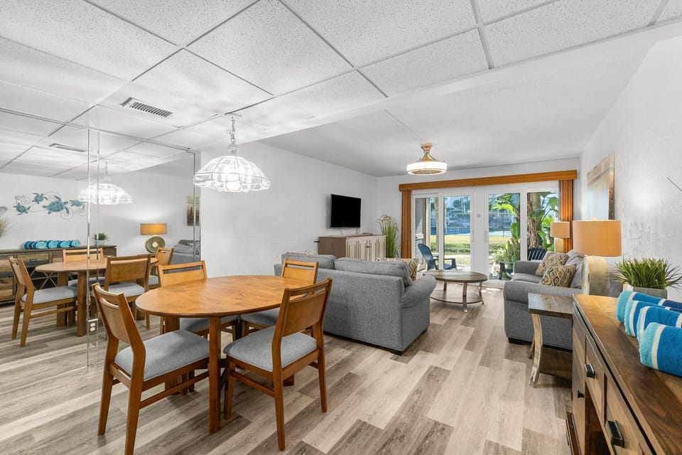 open dining/living room