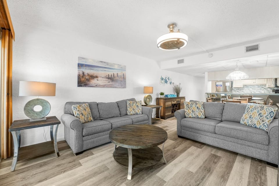 spacious living room