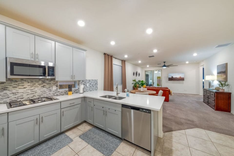 Main house:  Open floor plan to enjoy with family