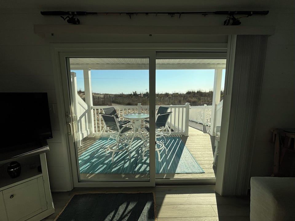 Beach walkout unit with patio to enjoy