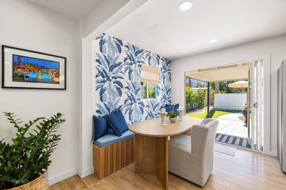 Dining area leading to the Backyard