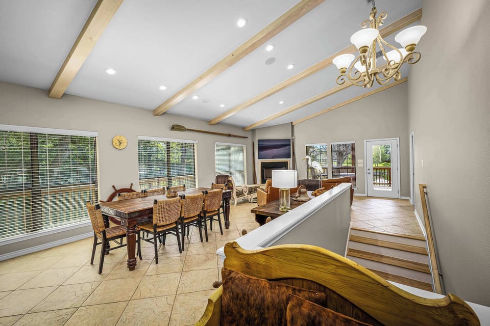 Open layout for effortless entertaining.