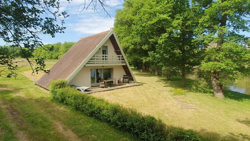Chalet and patio