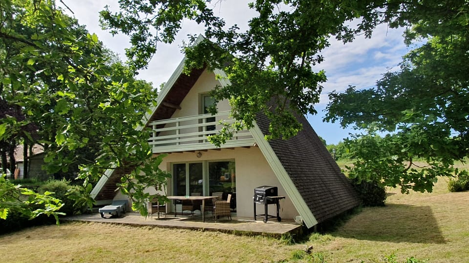 Chalet and patio 