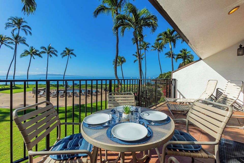 Stunning views from the patio