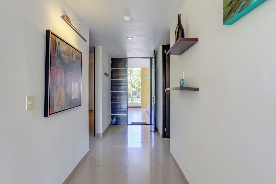 Interior entrance