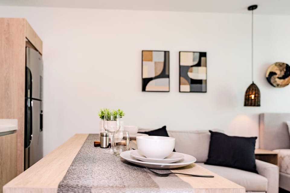 Superior Studio | Private kitchen | Full-size fridge, microwave, toaster, blender