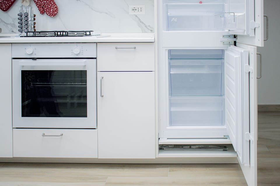 Full-size fridge