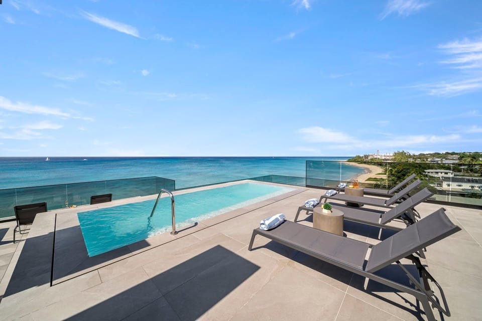Rooftop communal pool