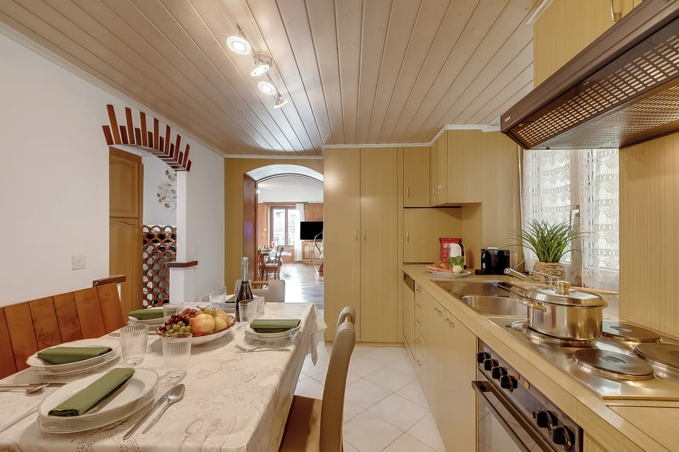 Kitchen and dining area