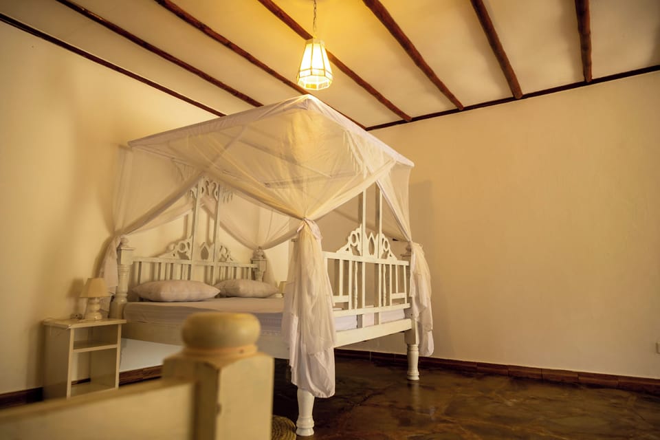 Family Double Room, Patio, Pool View | Desk, laptop workspace, free WiFi