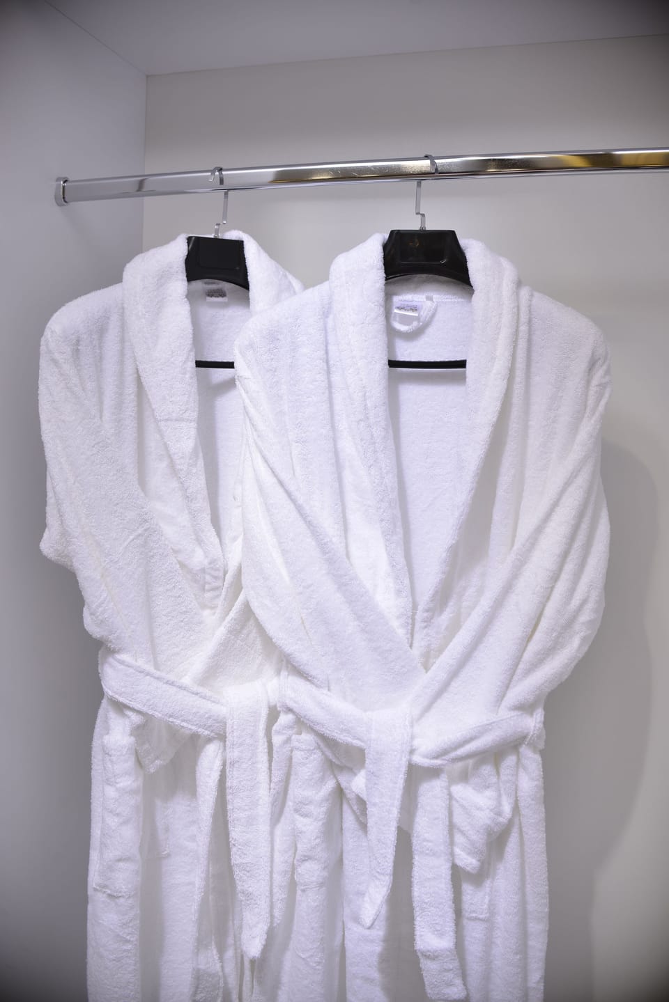 Basic Triple Room with Small Window | Bathroom | Hair dryer, bathrobes, slippers, towels