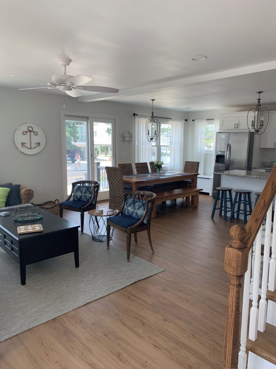 downstairs dining area