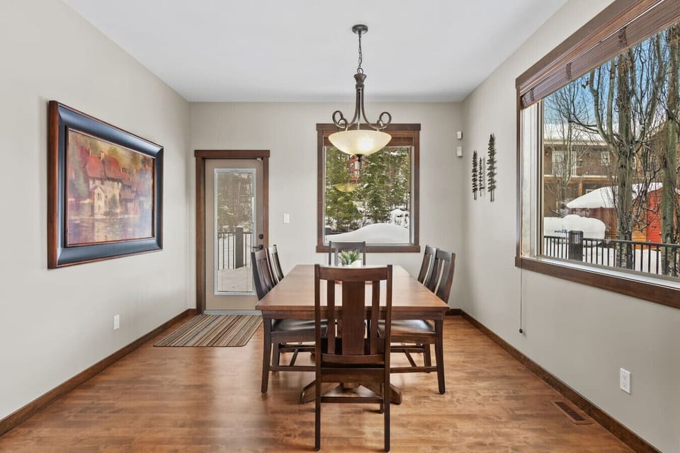 Dining area with access to the patio/deck.
