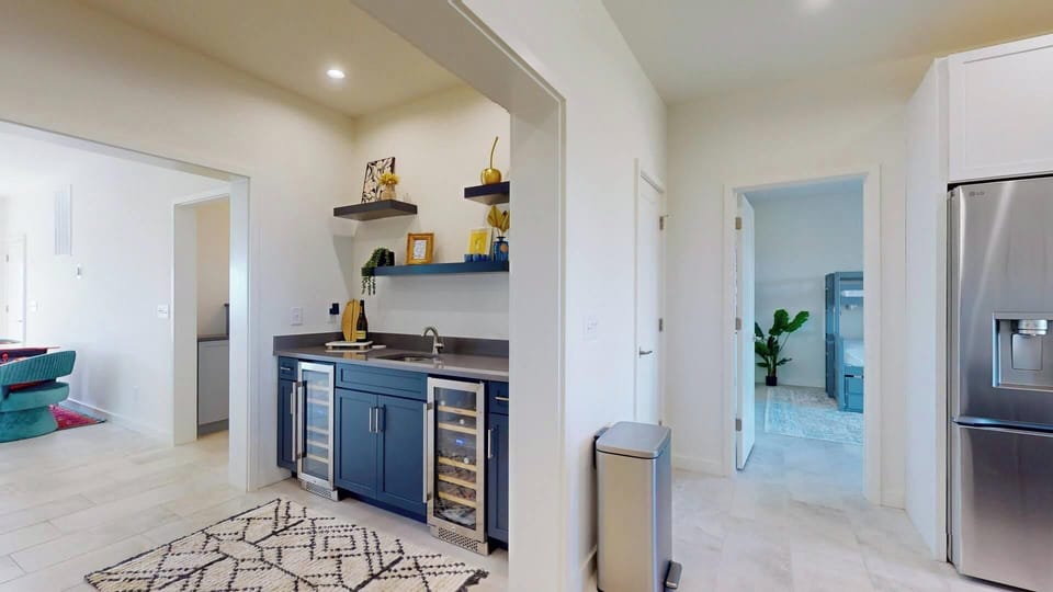 Wet Bar with 2 Wine Fridges on each floor