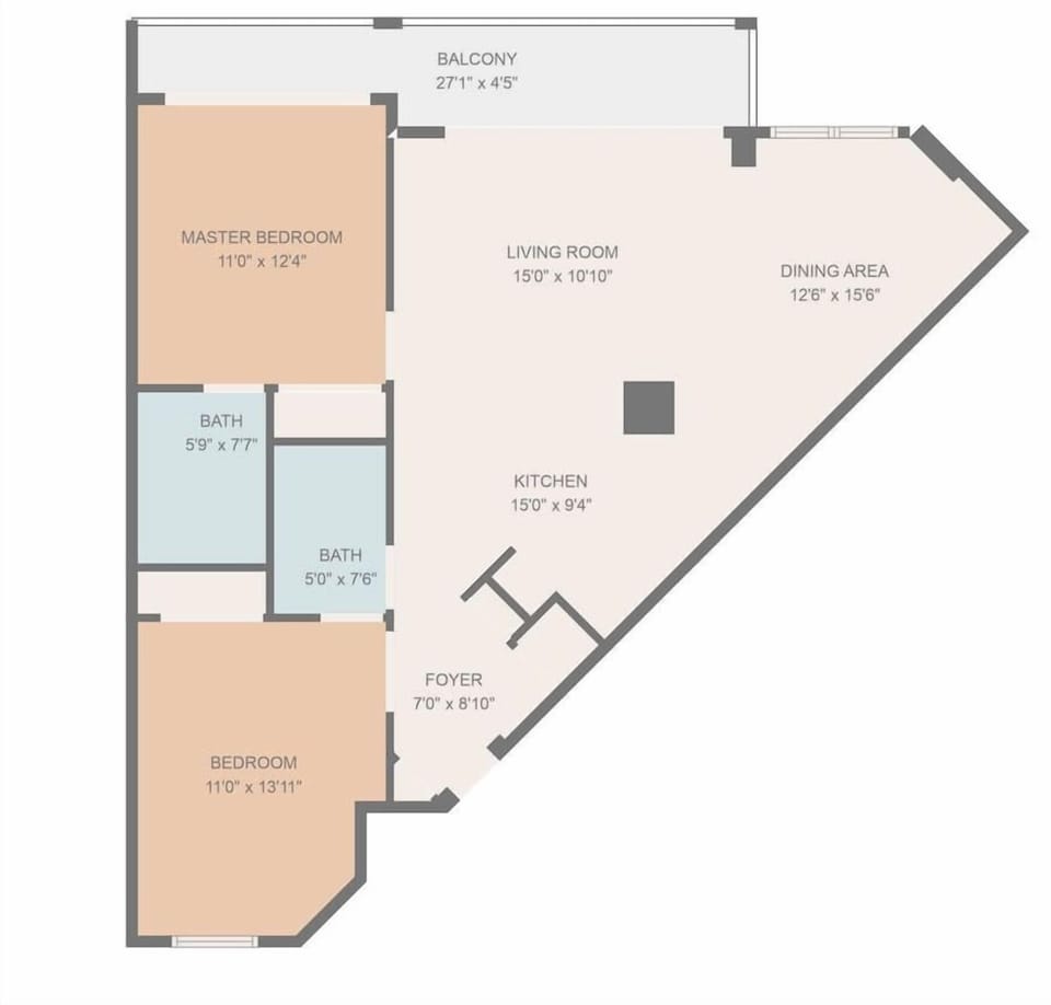 Unit 405 Floor plan