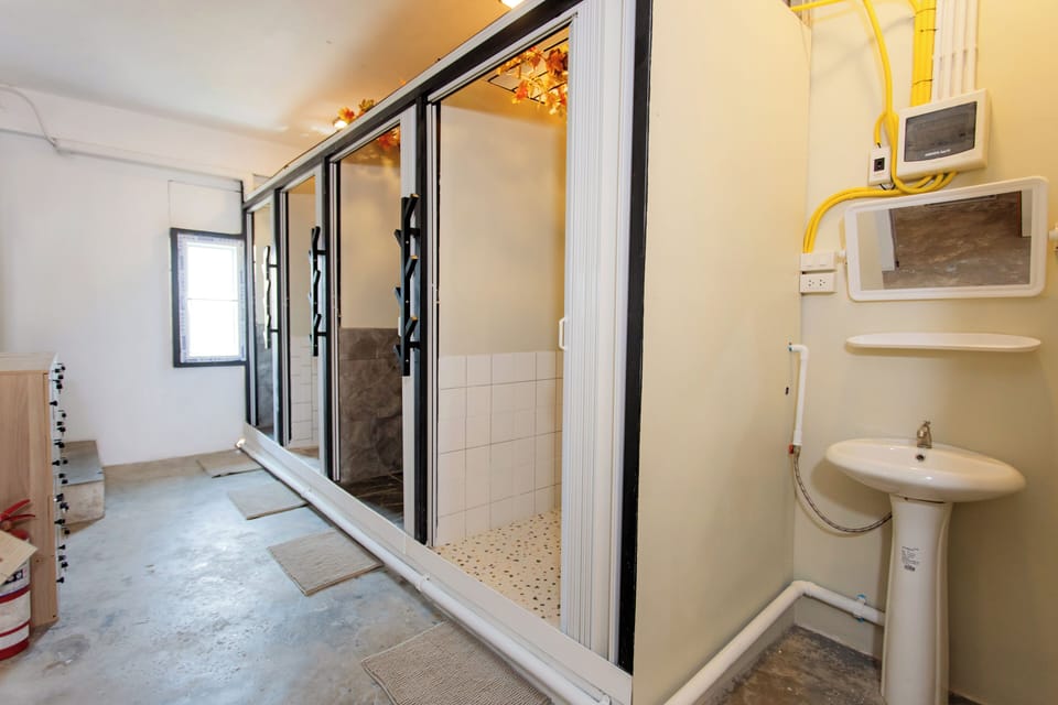 Economy Shared Dormitory, Non Smoking | Bathroom | Shower, towels, toilet paper
