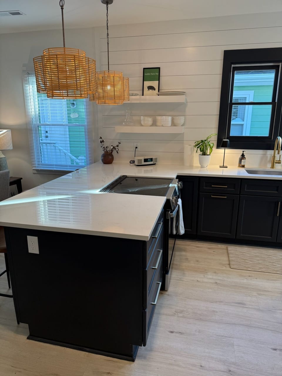 Large Kitchen Peninsula with Seating