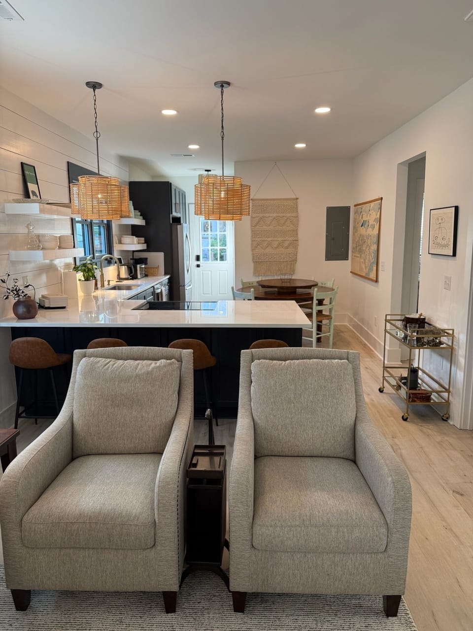 New Kitchen, as seen from the Living Room