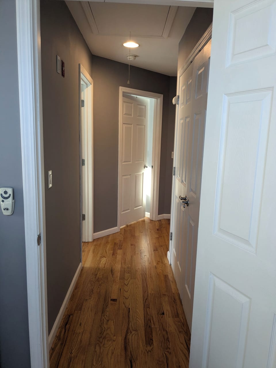 2nd Floor Hallway to 3 bedrooms , 1 Full Bath and Laundry RM. 