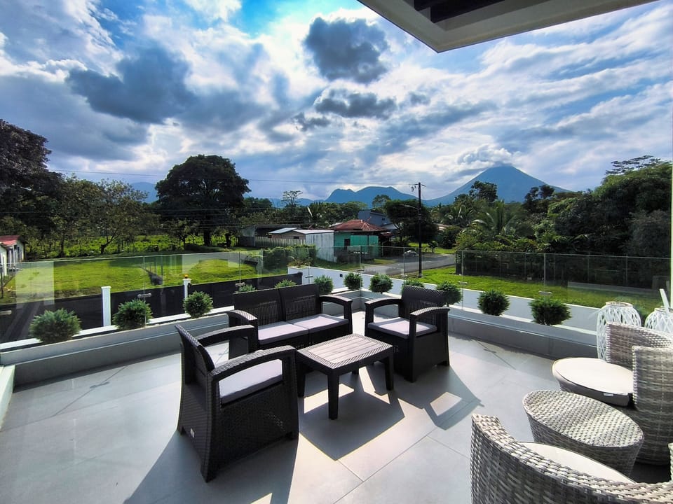 Great view from the second-floor terrace
