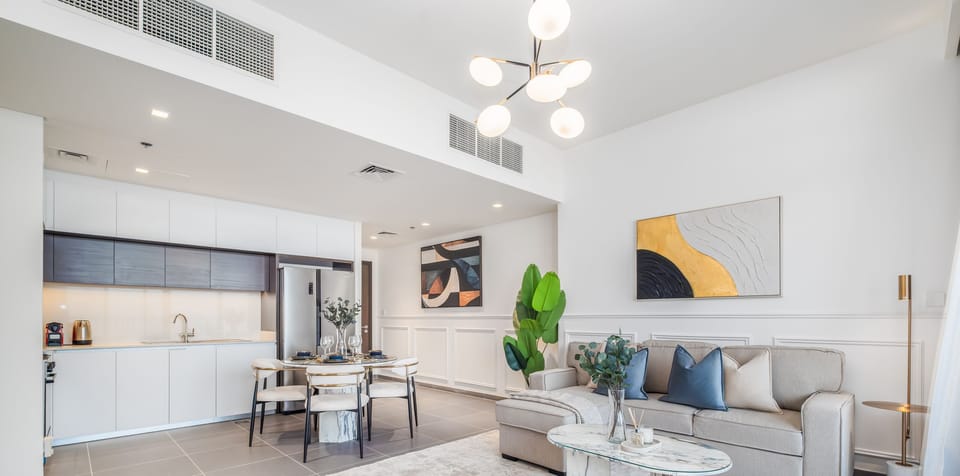 Apartment, Harbor View | Living area | Flat-screen TV