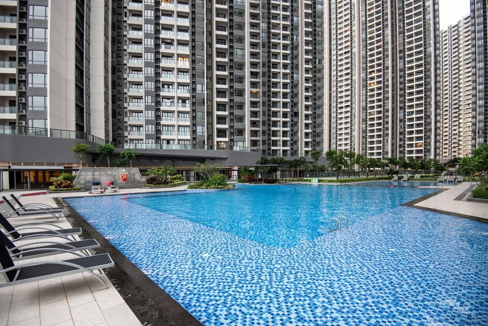 An outdoor pool.