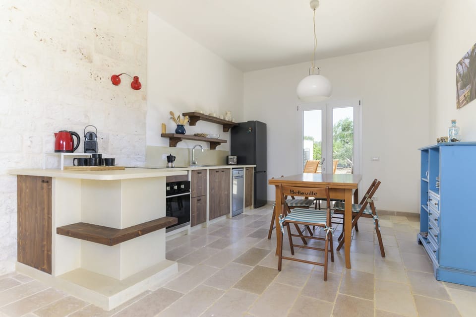 Family Villa, Garden View | Private kitchen | Fridge, oven, stovetop, dishwasher