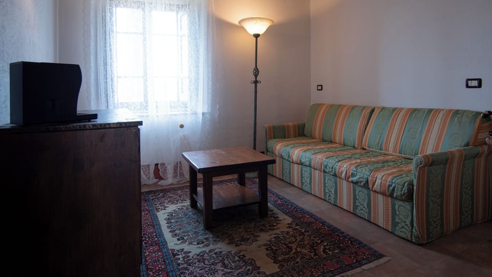Deluxe Double or Twin Room, Vineyard View | Living area | TV, computer monitors, printers
