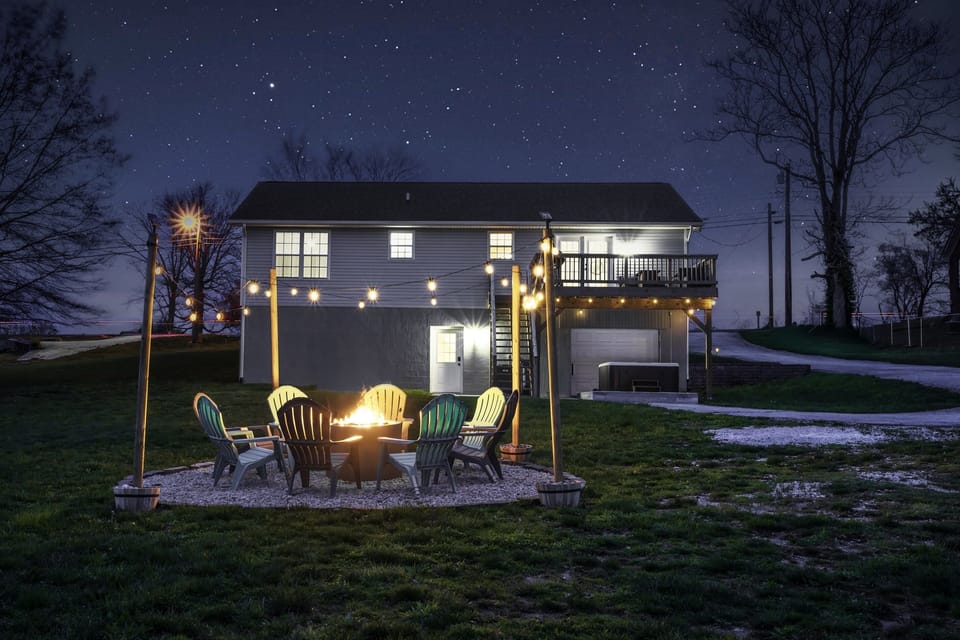 Make memories around the fire pit.