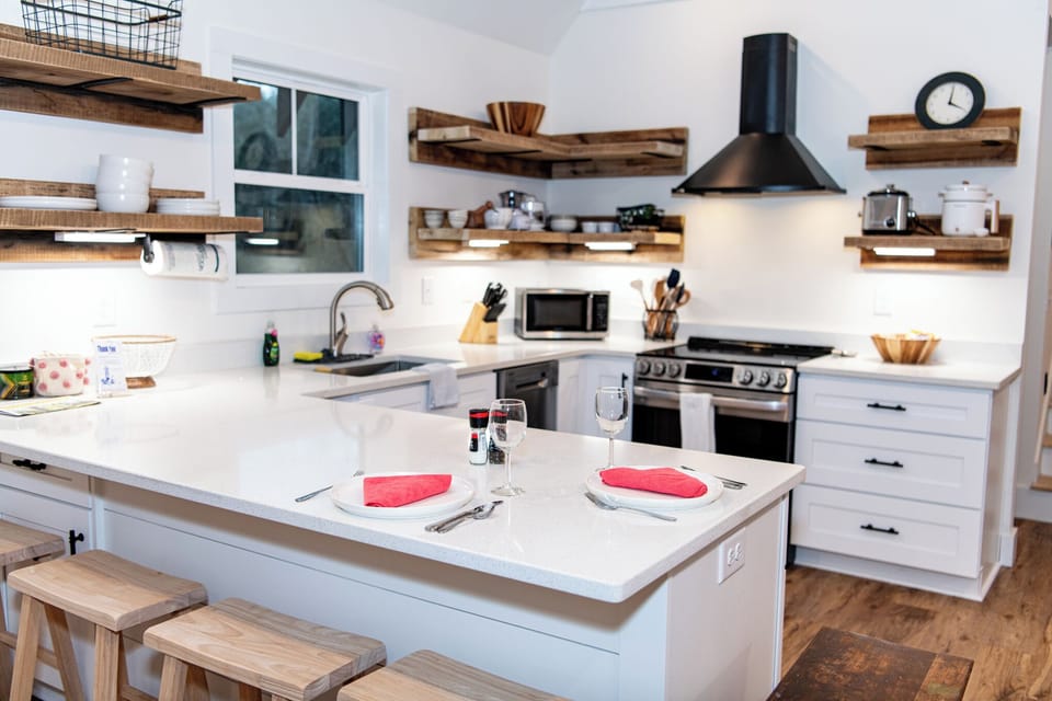 " The kitchen had everything I needed to stay in and cook." -Courtney