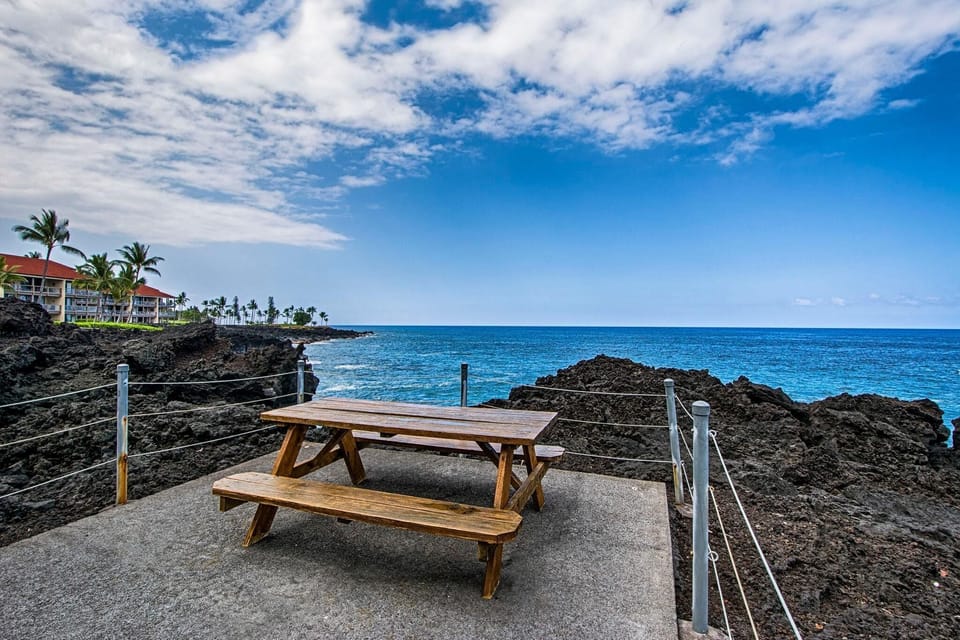Condo, 2 Queen Beds (Keauhou Kona Surf & Racquet Club Town) | Outdoor dining