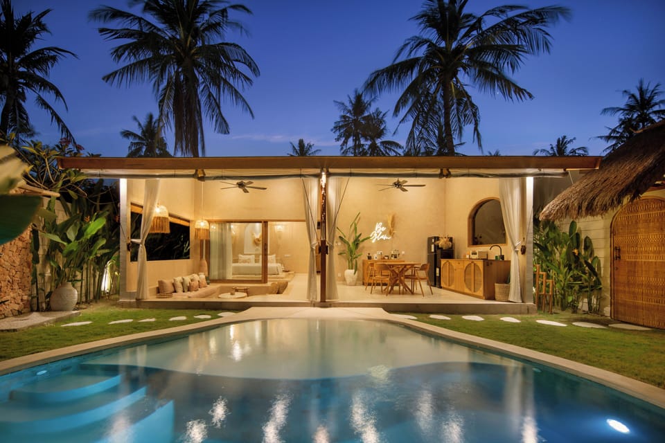 Front of property - evening/night