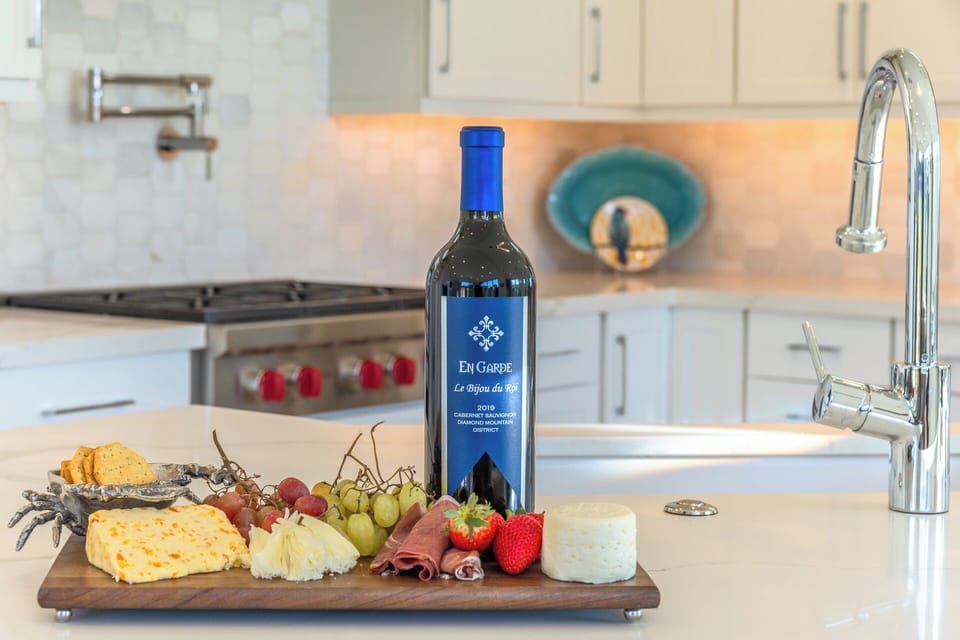 Enjoy a bit of wine and cheese