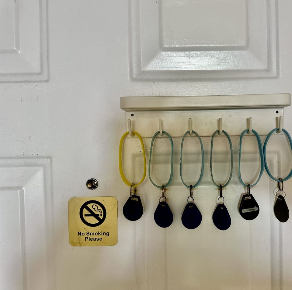 FOBS provided for access to our amenities.