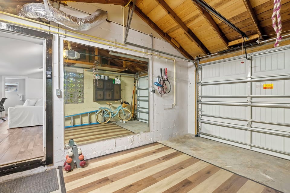 Workout Area in Garage