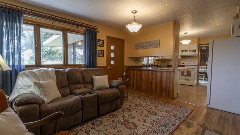 My favorite room!  Kick back and relax - enjoy the game on the flat screen TV