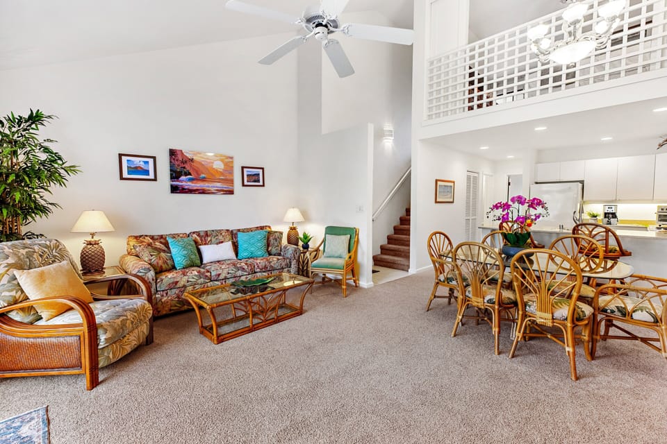 Carpeted living area
