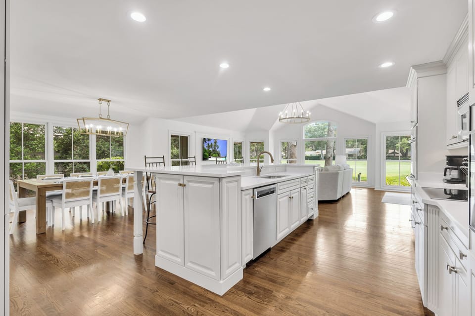 Prepare gourmet meals in the brand new chef's kitchen to awe your crowd.