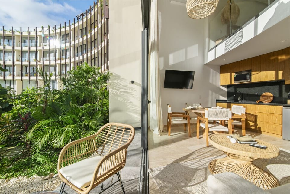 Open Space Living Area with Walk Out Terrace