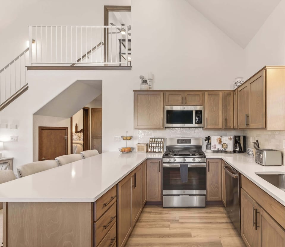 Fully equipped kitchen to make a nostalgic family meal in 
