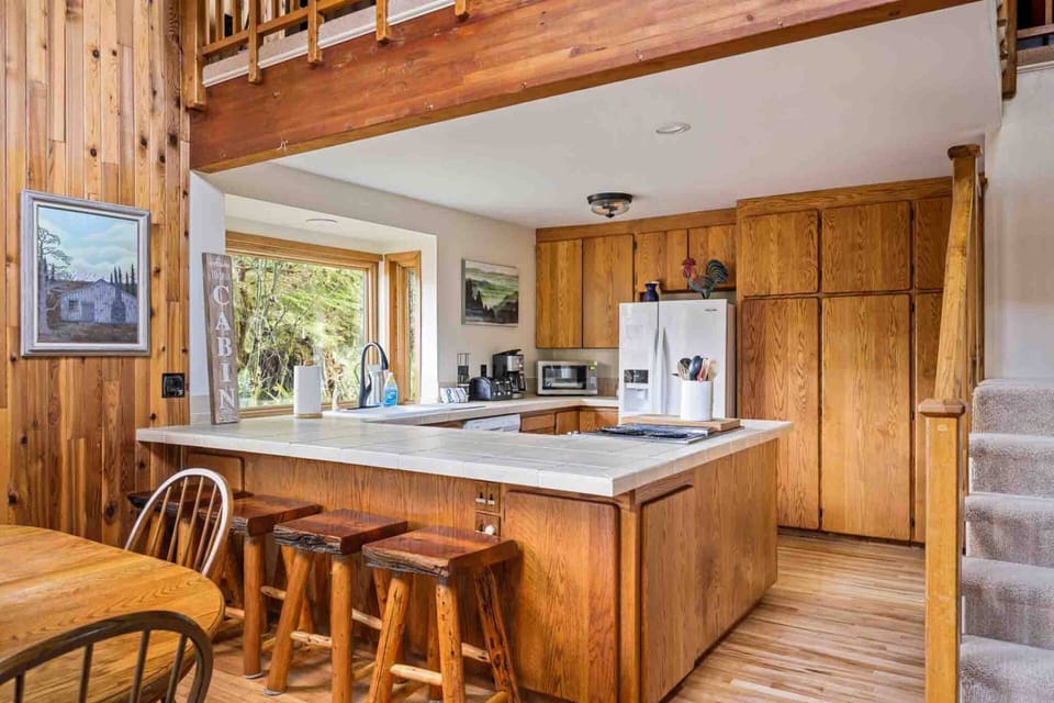 Crystal Creek Cabin is a perfect place to stay for a cozy mountain escape.