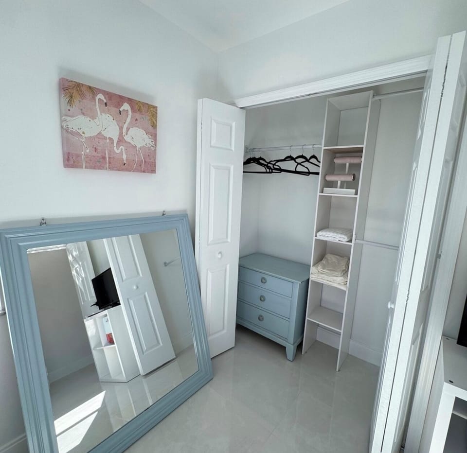 Guest room closet
