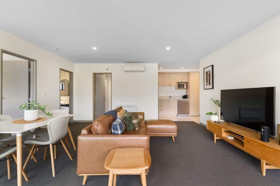 Open plan living and dining room

