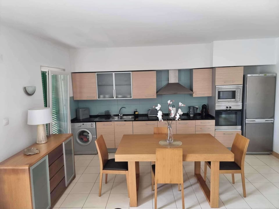 Apartment | Private kitchen | Fridge, microwave, oven, stovetop