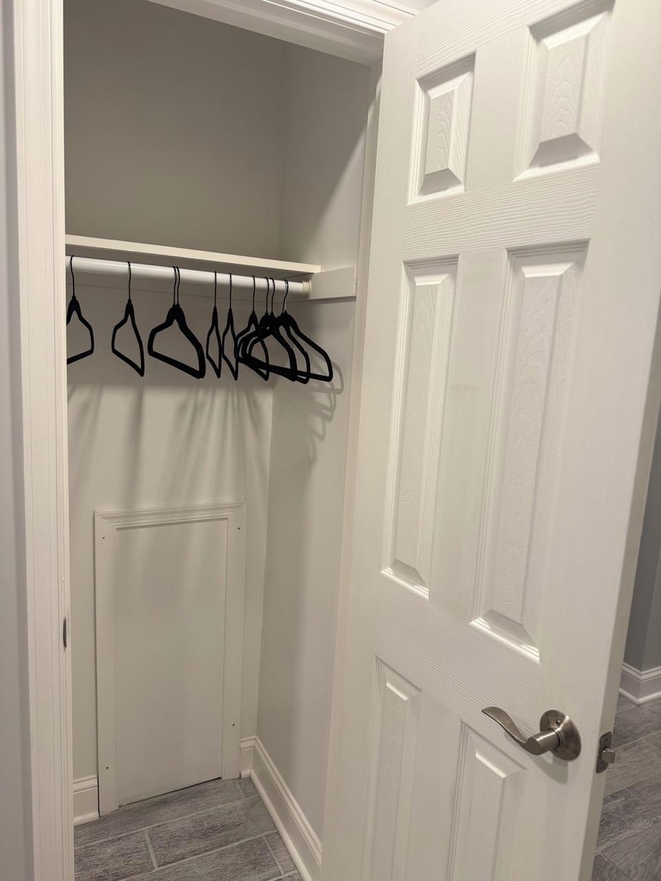 Hallway closet downstairs