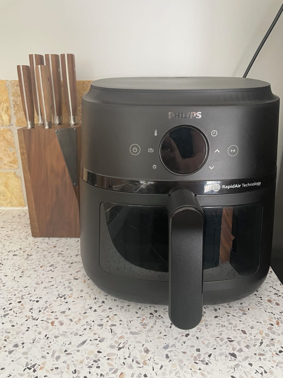Large Airfryer. (there is no traditional stove +oven)